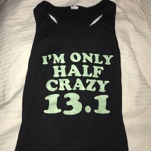 Half marathon tank top 13.1 miles running runner
